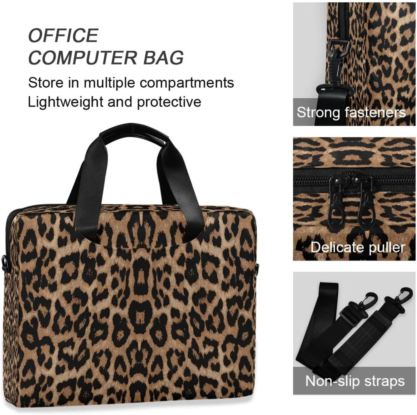 Laptop Bag Computer Bags Messenger Shoulder Bag Briefcase Magic Gnomes for Business Office Work