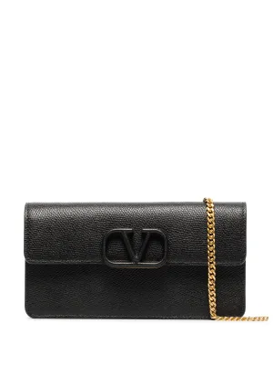 leather Best price Signature wallet-on-chain VLogo Extensive catalog