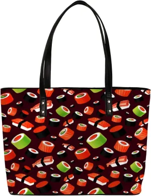 Leather Tote Bag for Women Fashion Shoulder Bag Purses and Handbags Large Capacity Satchel Bags for Work Travel