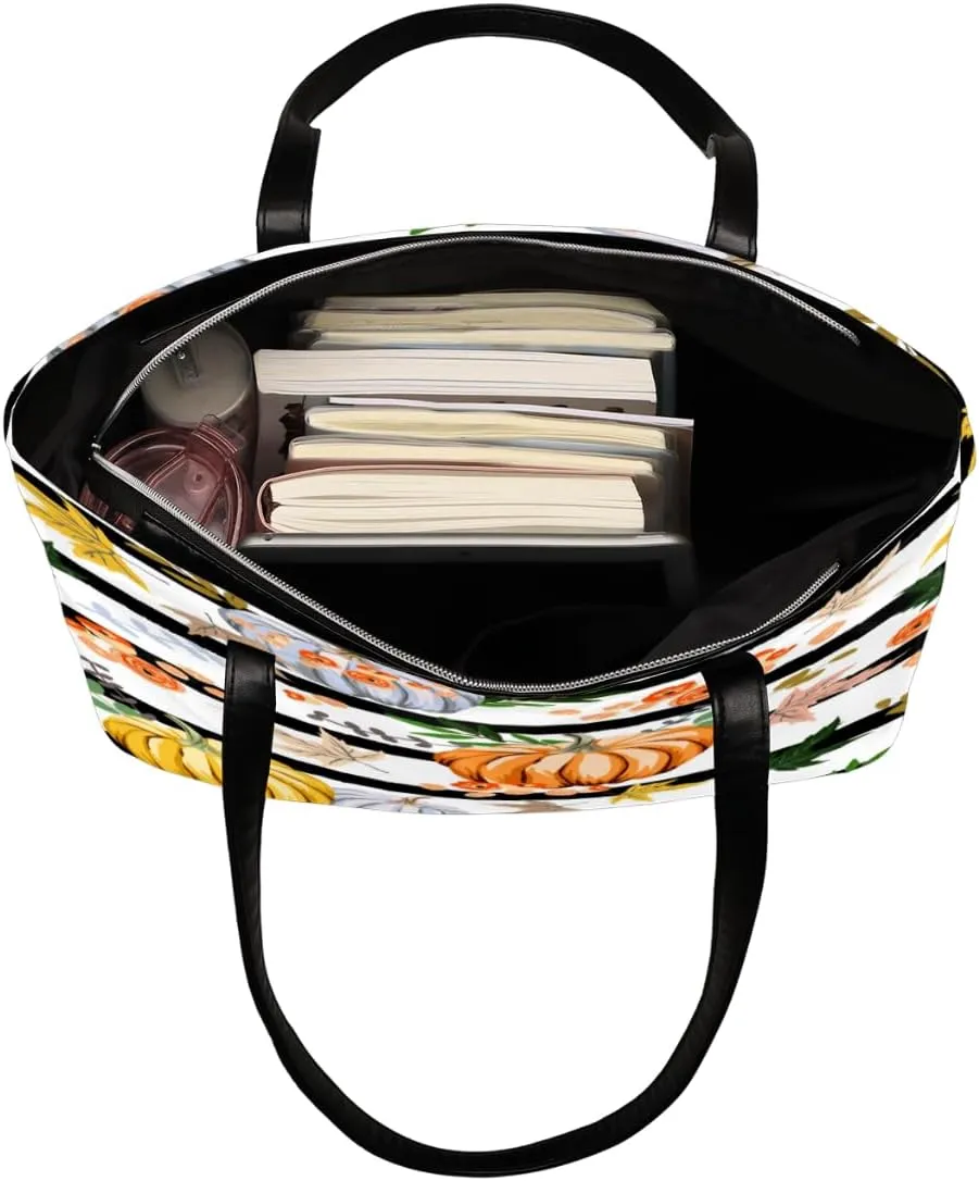 Leather Tote Bag for Women Fashion Shoulder Bag Purses and Handbags Large Capacity Satchel Bags for Work Travel