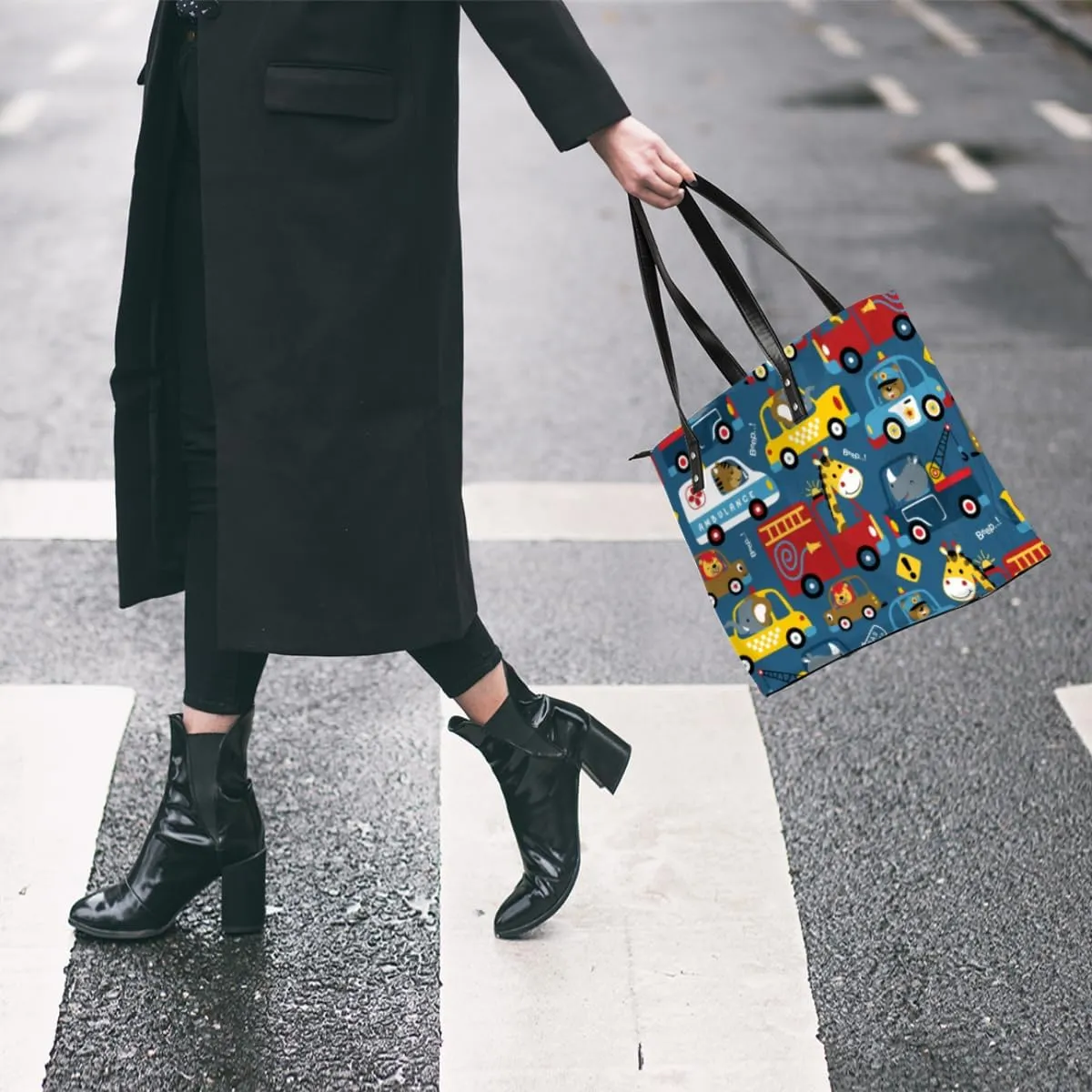 Leather Tote Bag for Women Fashion Shoulder Bag Purses and Handbags Large Capacity Satchel Bags for Work Travel