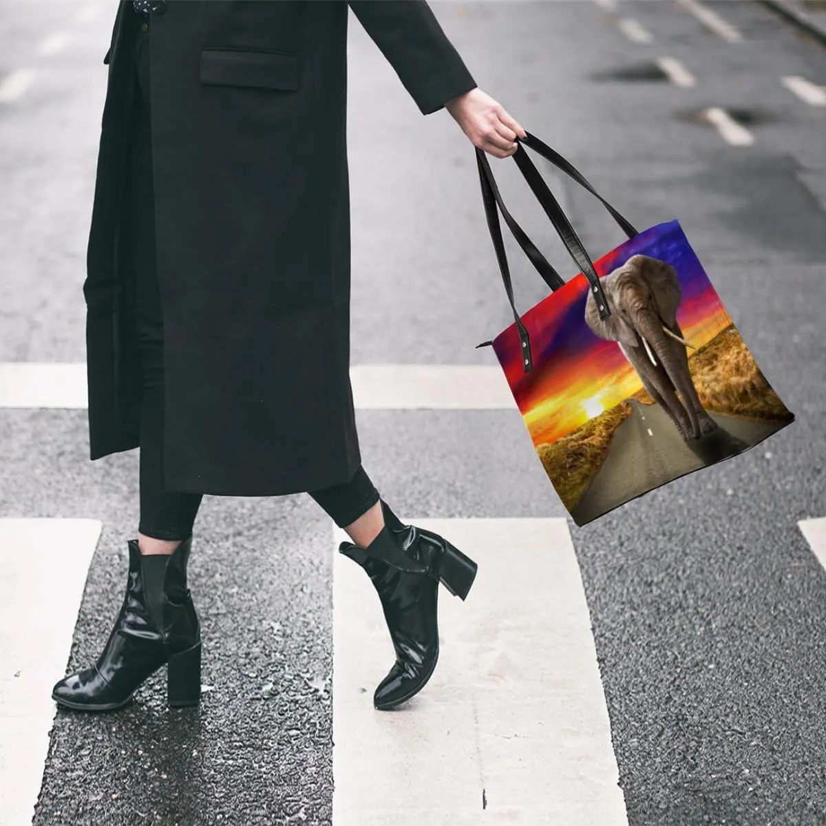 Leather Tote Bag for Women Fashion Shoulder Bag Purses and Handbags Large Capacity Satchel Bags for Work Travel