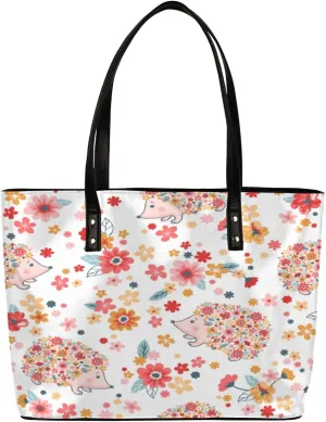 Leather Tote Bag for Women Fashion Shoulder Bag Purses and Handbags Large Capacity Satchel Bags for Work Travel
