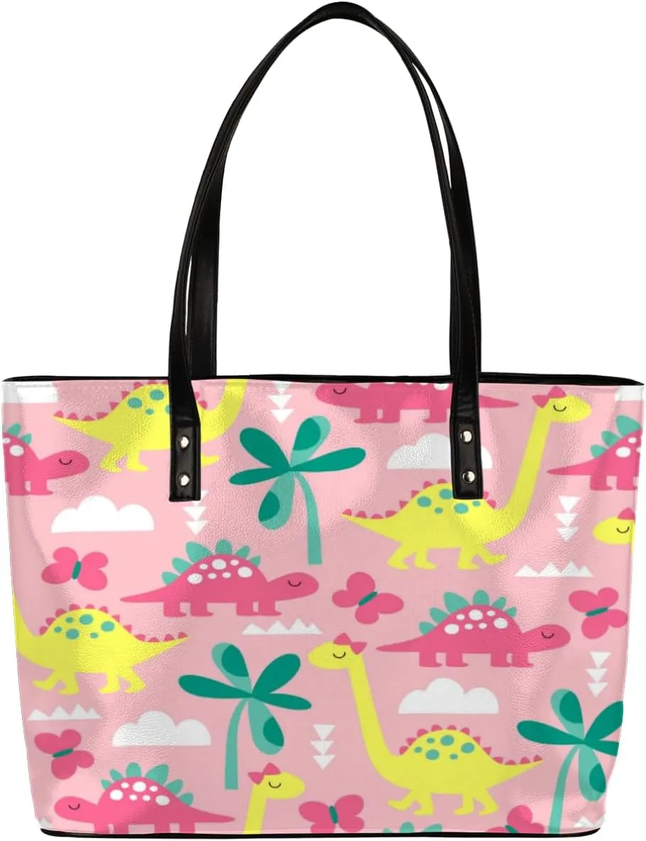 Leather Tote Bag for Women Fashion Shoulder Bag Purses and Handbags Large Capacity Satchel Bags for Work Travel