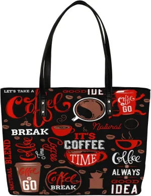 Leather Tote Bag for Women Fashion Shoulder Bag Purses and Handbags Large Capacity Satchel Bags for Work Travel