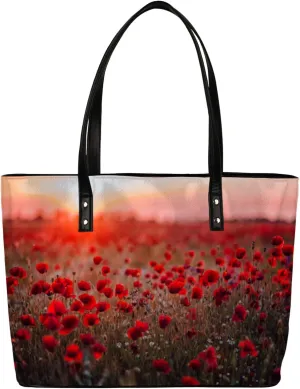 Leather Tote Bag for Women Fashion Shoulder Bag Purses and Handbags Large Capacity Satchel Bags for Work Travel