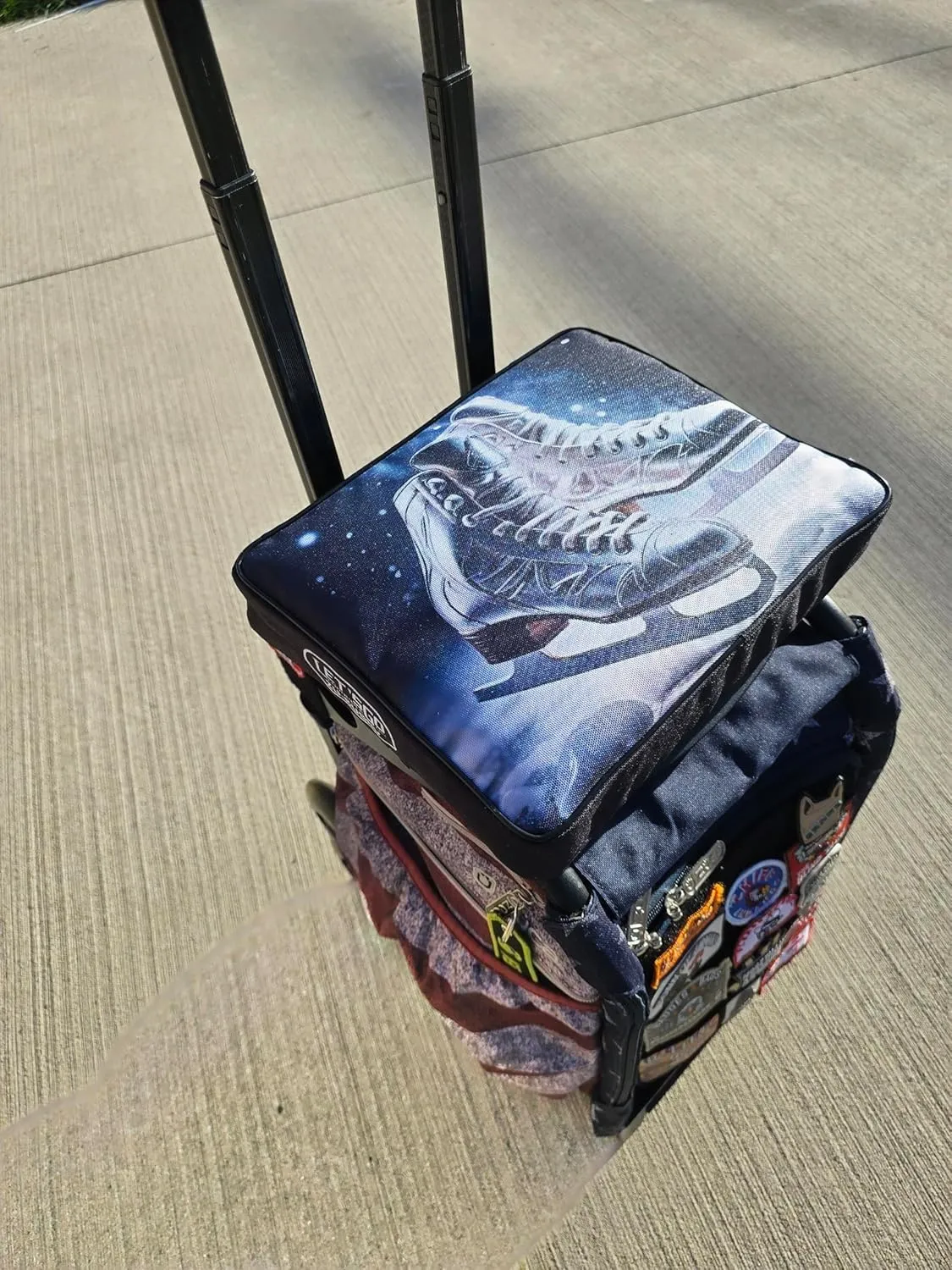 LET'S GO CORNHOLE ZUCUSHY 3 inch Memory Foam Seat Cushion for Ice Skating, Hockey, Ice Dancing, Speed Skating, Compatible with Zuca Rolling Bags