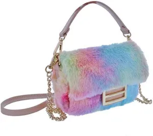 Liliana H-Fluff Shoulder Bag Faux Fur Messenger Bags for Women