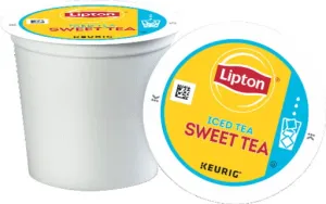 Lipton Iced Tea K-Cup Pods Keurig Southern Sweet Black Tea Caffeinated Bags 24