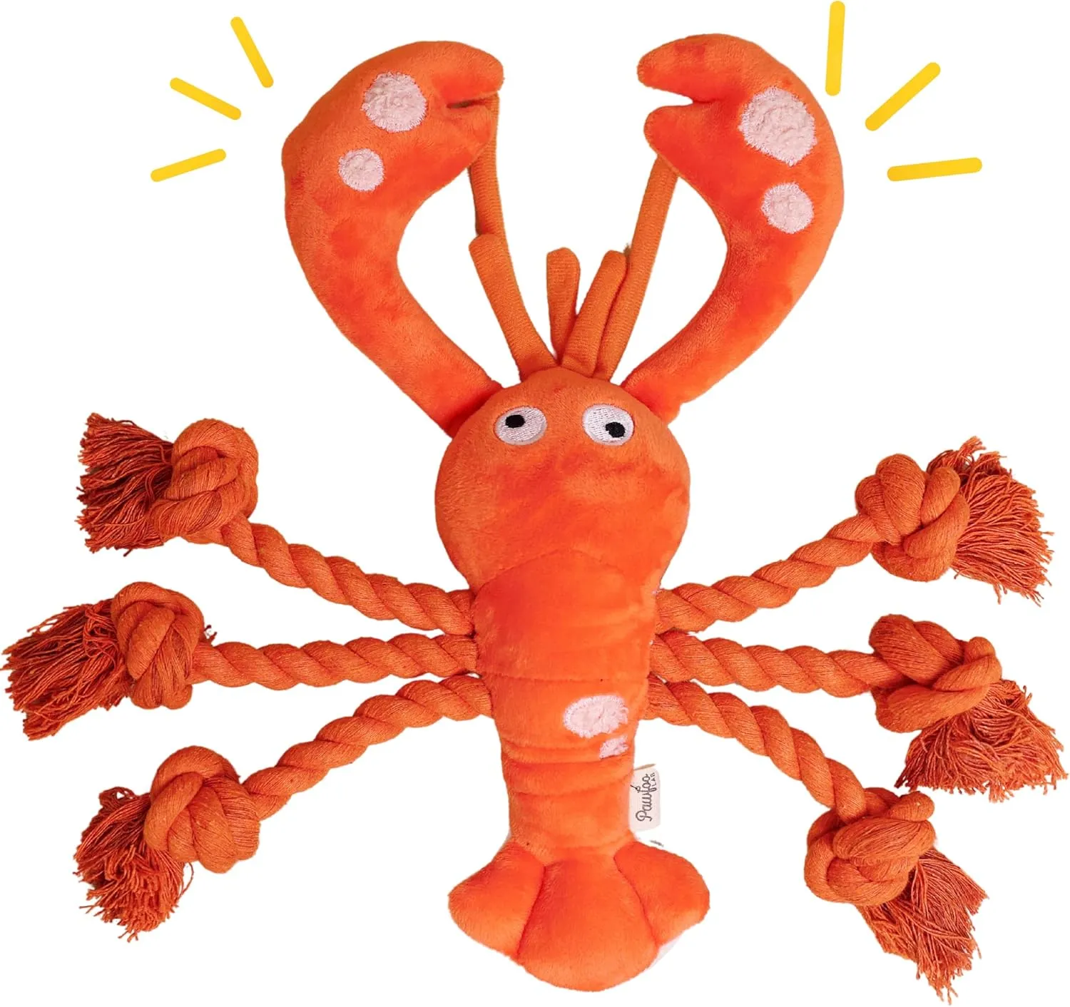 Lobster Dog Toys, Large Squeaky Plush Tug of War Dog Toys for Puppy, Small, Medium, Large Dogs