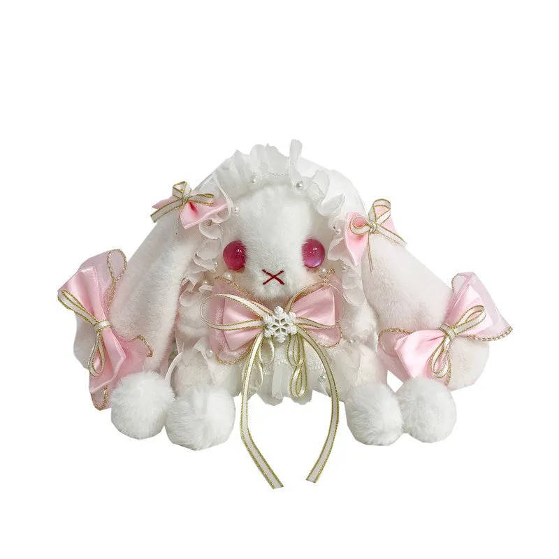 Lolita Bunny Cute Rabbit Pattern Pearl Crossbody Bags