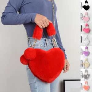 Love Bags Soft Plush Handbag