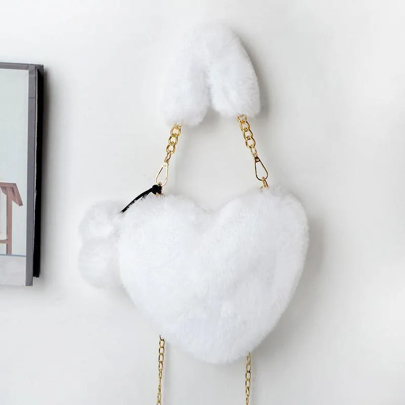 Love Bags Soft Plush Handbag