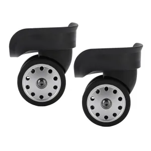 Luggage Wheel Replacement Luggage Wheel Mute Repair Luggage Parts Spinner Wheels 1 Pair PP A88 Porous Wheel Suitcase Luggage Replacement Casters for Travel Bags Large Size (l)