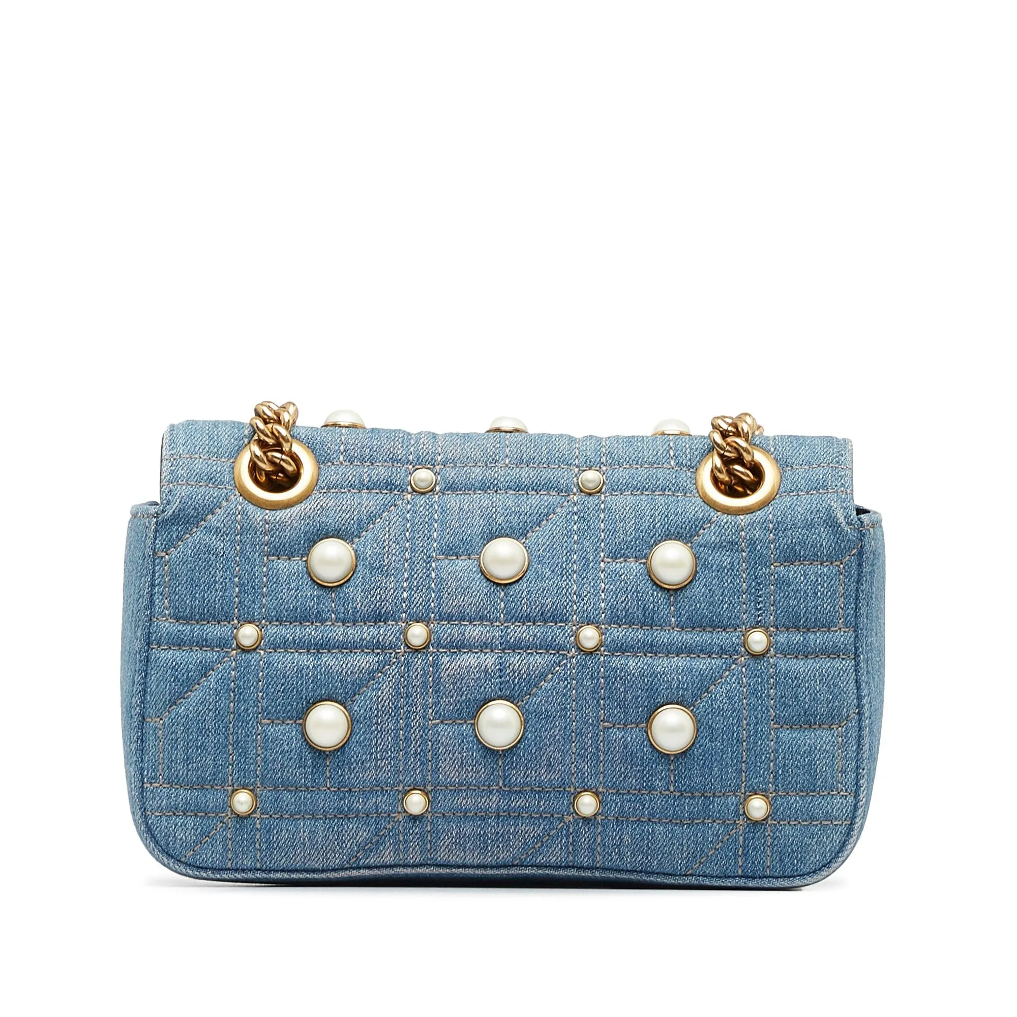 Marmont Matelasse Bag Value-based (SHG-MEWHwS) Pearly Shoulder High-end Mini Gucci GG