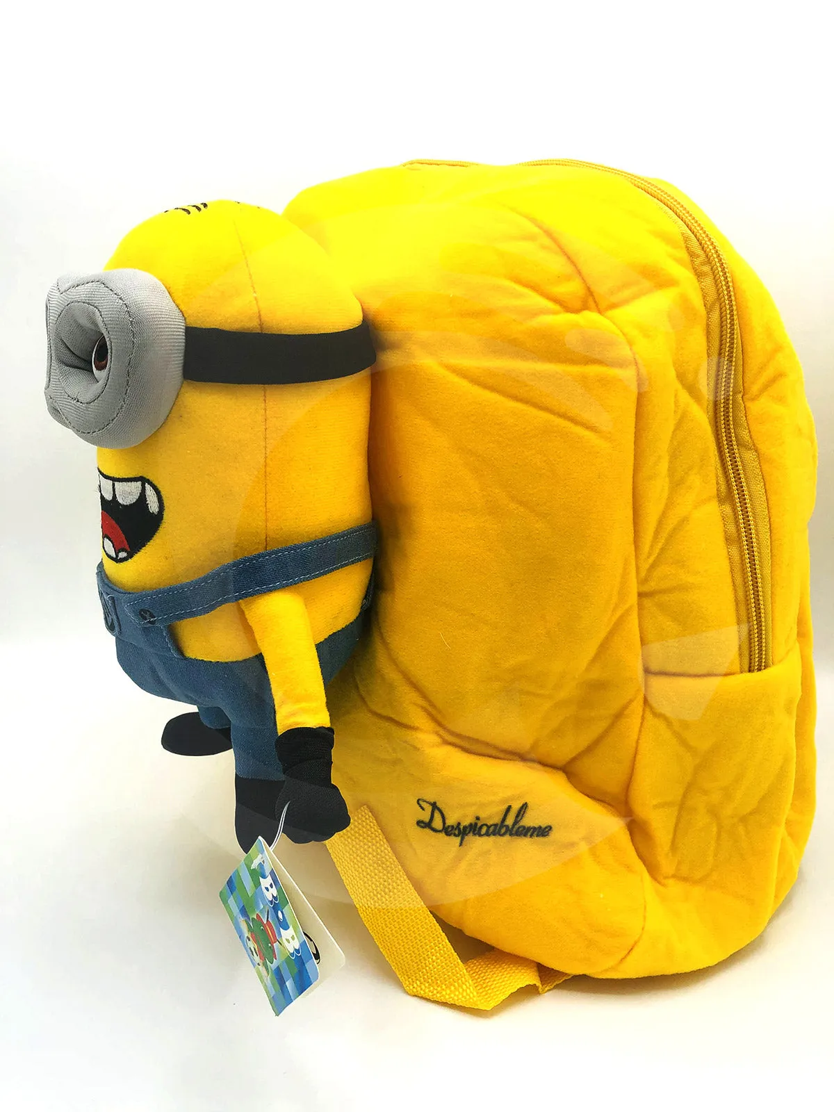 Minion Plush Stuffed Toy Bag For Toddlers - Mini Cartoon Plush Toy Backpack for Preschoolers