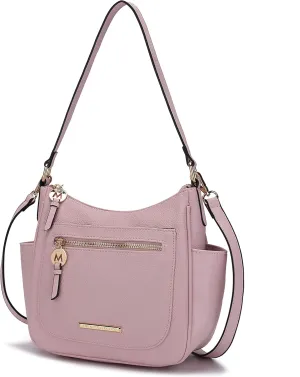 MKF Collection Crossbody Bag for Women,Vegan Leather Shoulder Bag Handbag Purse By Mia K