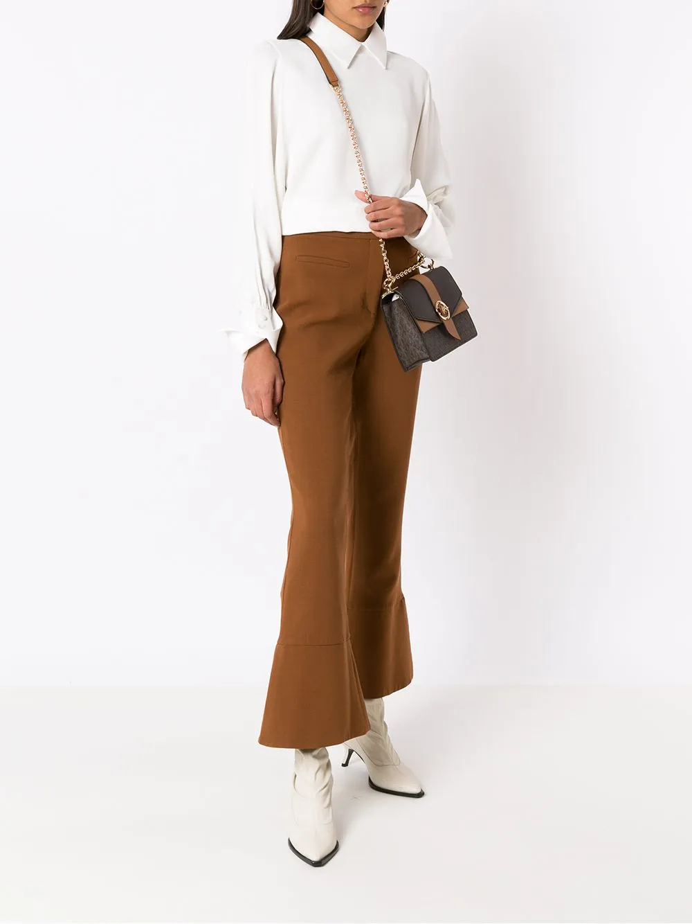 Mmk Greenwich Small Leather Crossbody Bag