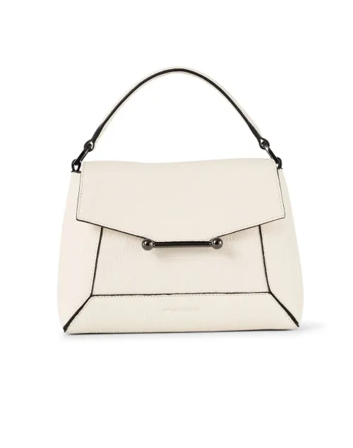 Mosaic White Leather Bag