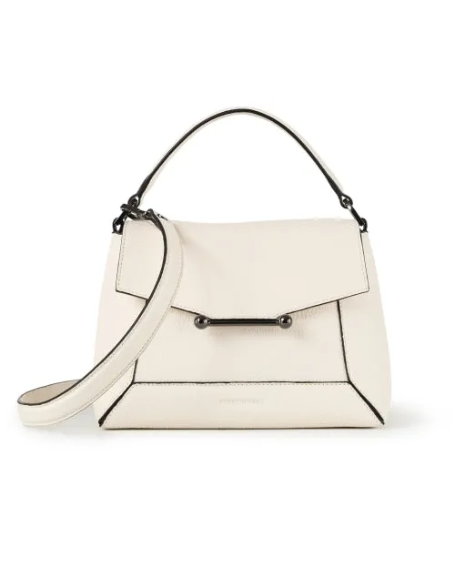 Mosaic White Leather Bag
