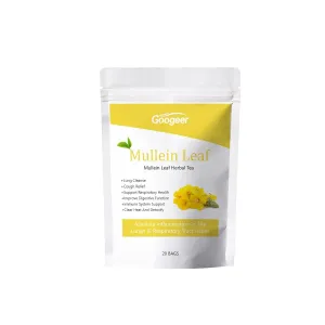 Mullein Leaf Herbal Lung Cleansing Tea Bags For Improved Lung Function, Natural Body Therapy, Refreshing And Easy To Brew(3PCS)