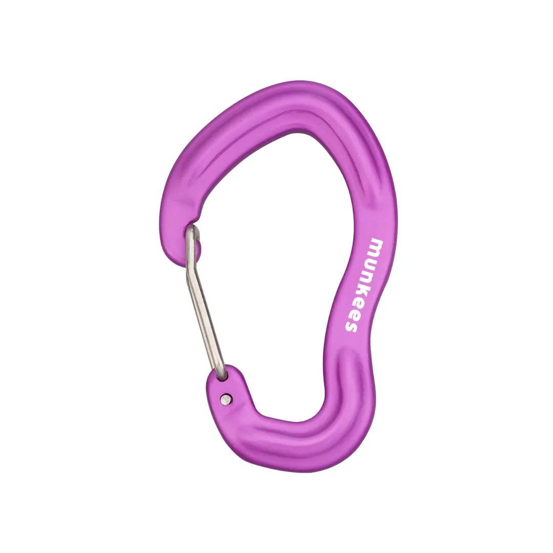 Munkees Forged Carabiner w/ Wiregate 75mm