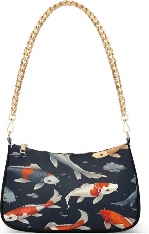 Musical Clef Note Small Shoulder Purse, Fashion Bags for Women