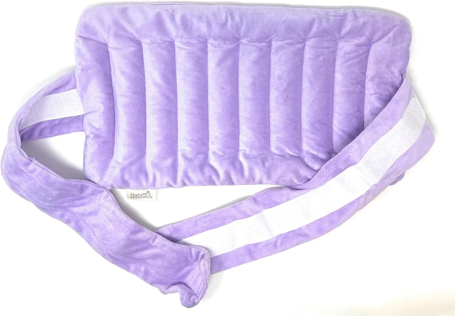 Nature's Approach Aromatherapy Belted Lumbar Wrap | Hot or Cold Therapy with a Soothing Blend of 12 Natural Herbs | Microwave and Freezer Safe