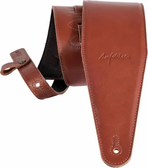 Nefelibata 3.8" Wide Guitar Strap, Full Grain Italian Leather Adjustable Guitar Straps with Foam Padding for Bass, Electric, and Acoustic Guitars