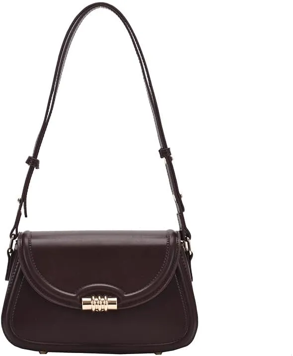Niche design shoulder handbags simple temperament small square purses texture versatile shoulder crossbody bags