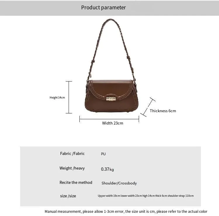 Niche design shoulder handbags simple temperament small square purses texture versatile shoulder crossbody bags