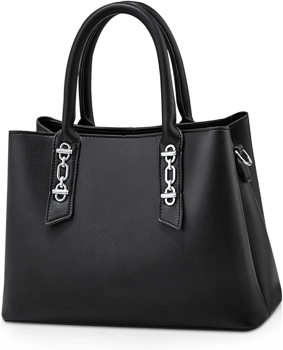NICOLE & DORIS Fashion Women Tote Handbag Simple Top Handle Bags Casual Shoulder Bags Leather PU Ladies Crossbody Bag