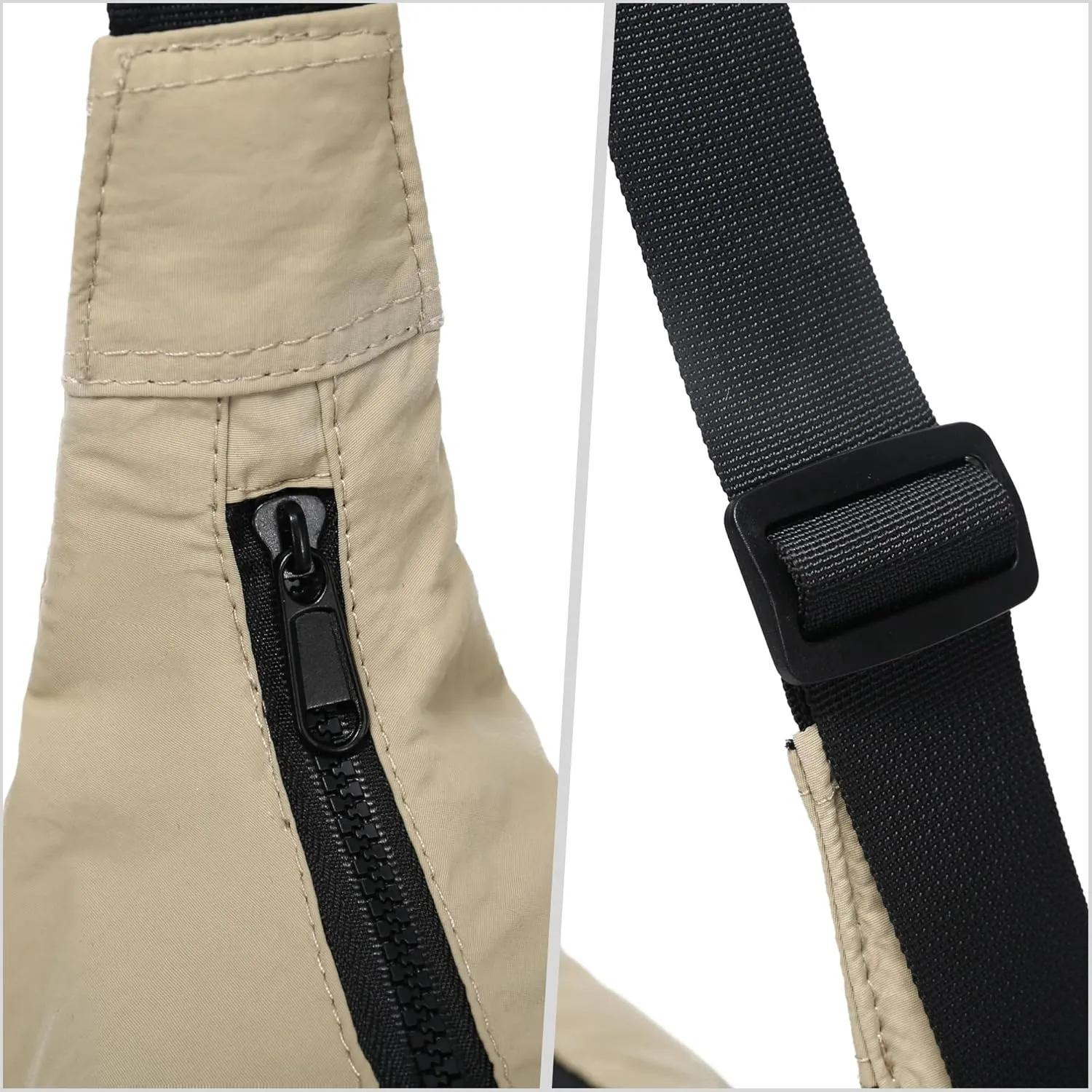 Nylon Crescent Crossbody Bags for Women,Shoulder Casual Dumpling Purse