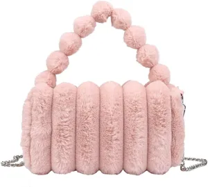 Oagasi Fur Purses for Women Faux Fur Bag Crossbody Bags Fuzzy Purse Furry Purse Y2k Shoulder Purse Handbags
