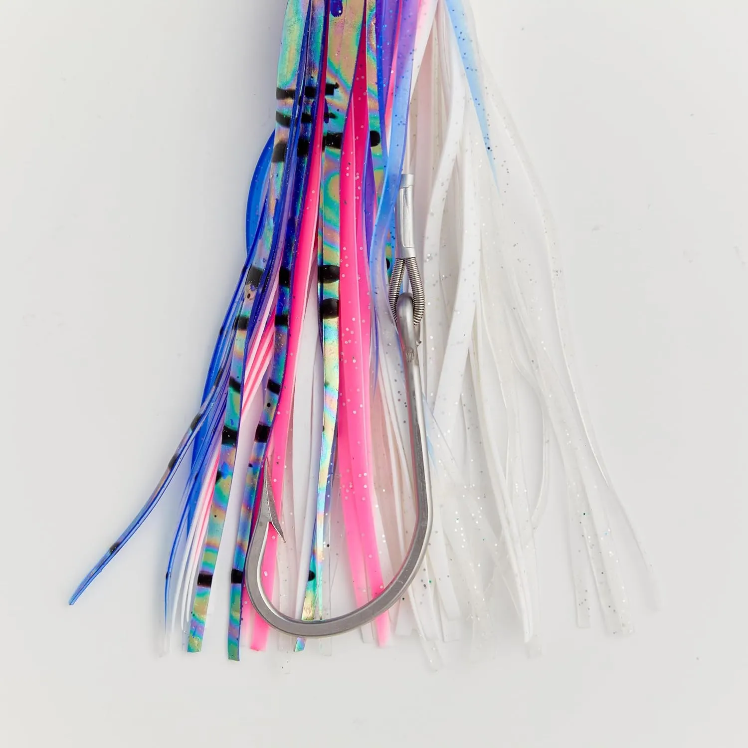 OCEAN CAT Teaser Chain Lures Trolling Lure Saltwater Fishing Lures with Stainless Steel Hook and High Strength Fishing Line Fully Rigged Teasers for Wahoo Tuna Marlin Mahi Mahi