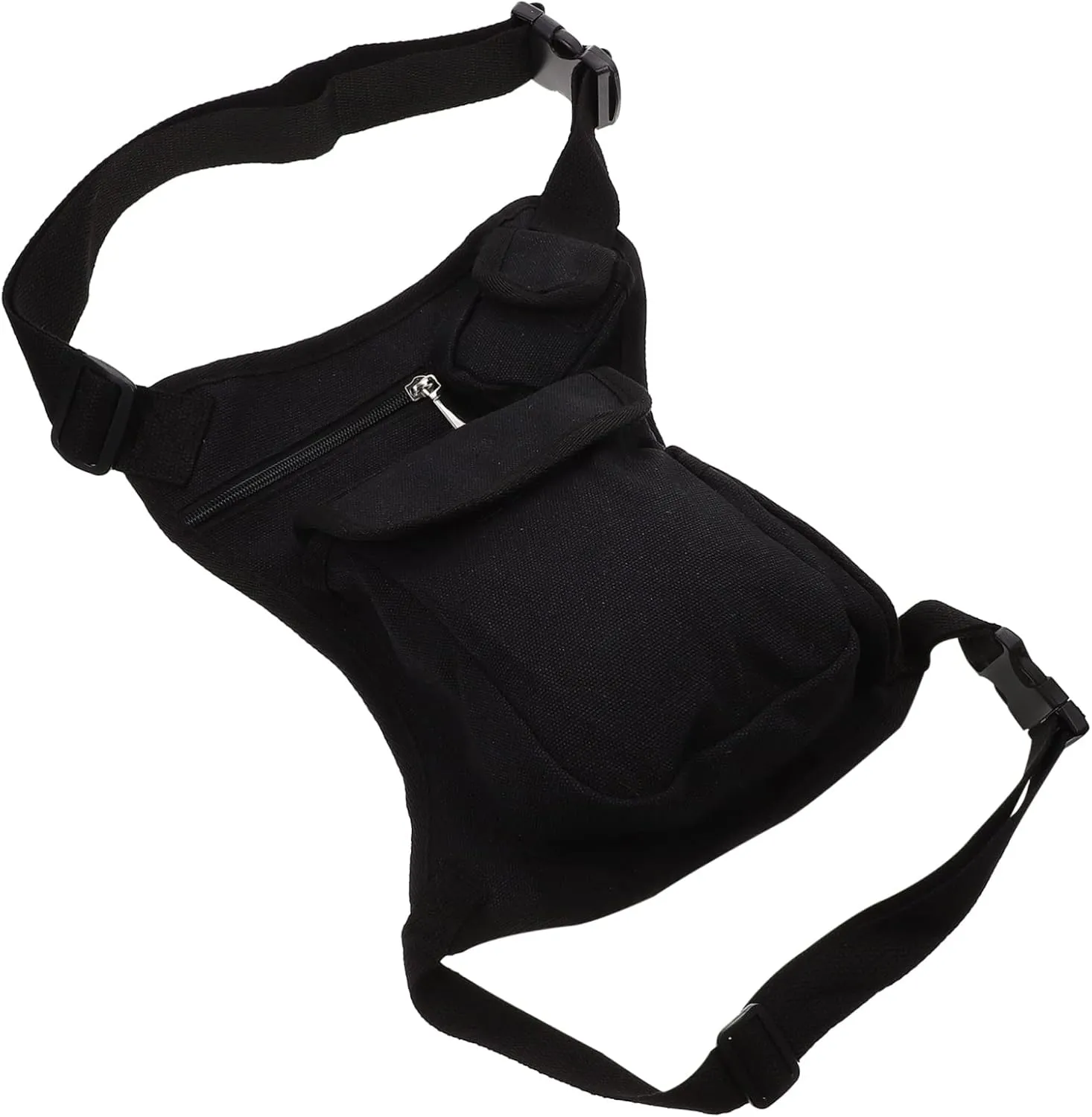 Outdoor Waist Pack Canvas Leg Bag Multi-purpose for Phone Keys Hiking Fishing Camping Gear