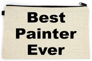 Painter Makeup Bag, Gift For Painter, Best Painter Ever, Toiletry Bag, Birthday Gift For Her, Makeup Bag For Women, Christmas Gift Bag