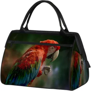 Parrot Beak Claws Travel Duffel Bag Sports Travel Duffel Bag Waterproof Durable Large Gym Tote Bag Weekender Overnight Bag for Women Travel Gym Yoga