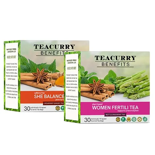 PCOS PCOD Fertility Tea for Women with Diet Charts