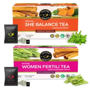 PCOS PCOD Fertility Tea for Women with Diet Charts