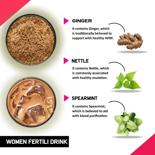 PCOS PCOD Fertility Tea for Women with Diet Charts