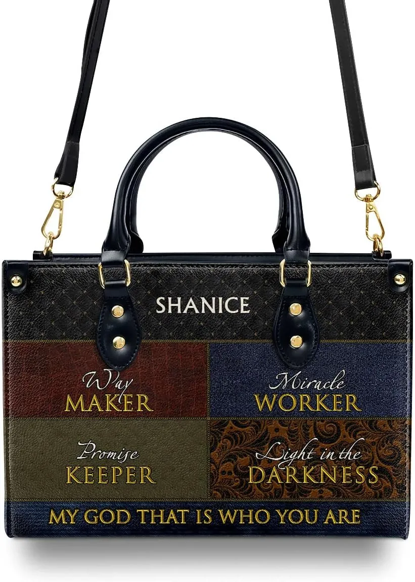 Personalized Leather Handbag For Black Women