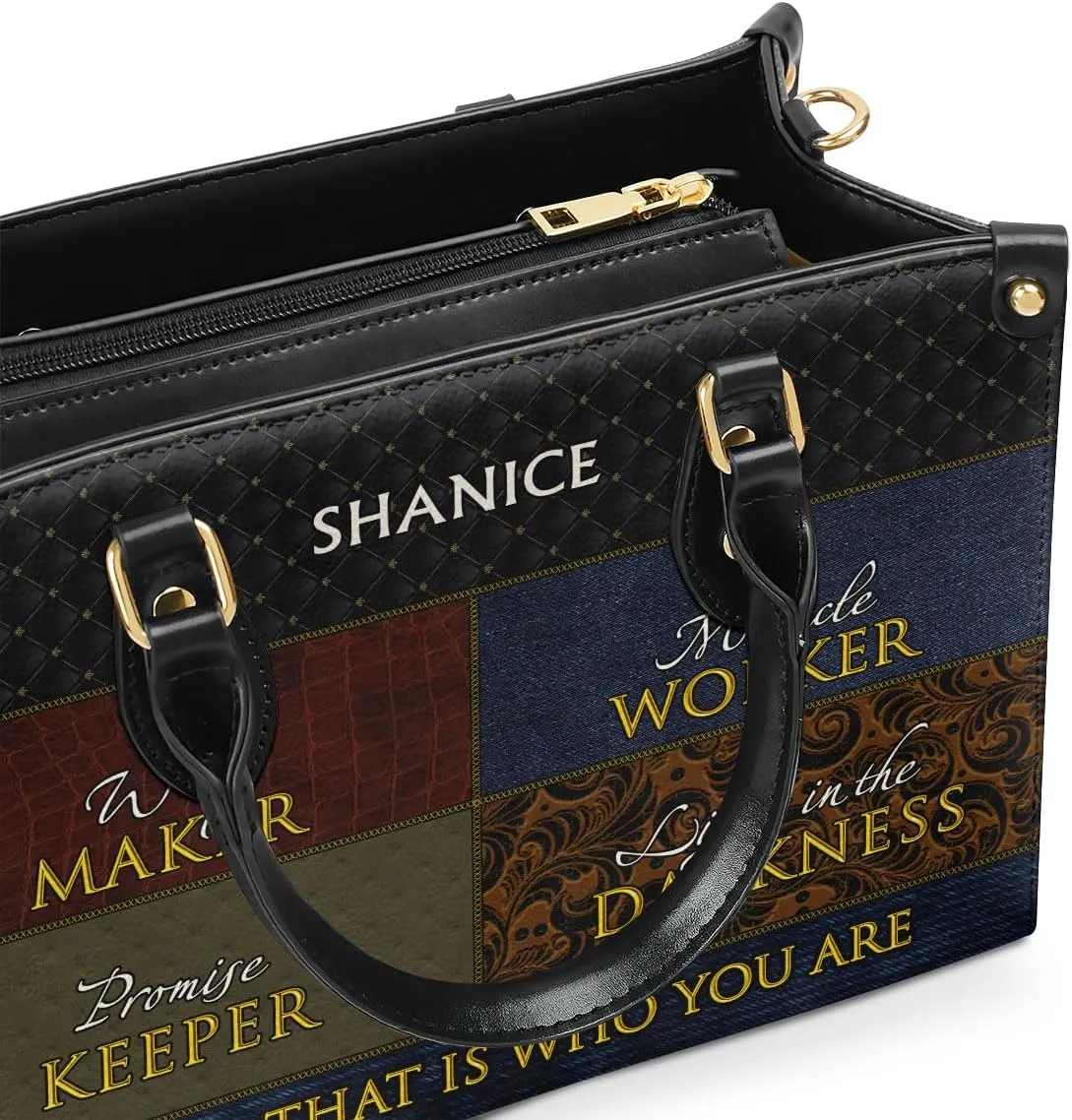 Personalized Leather Handbag For Black Women