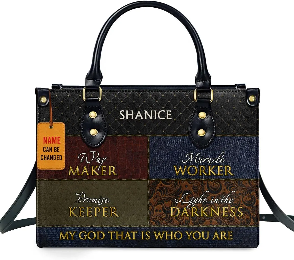 Personalized Leather Handbag For Black Women