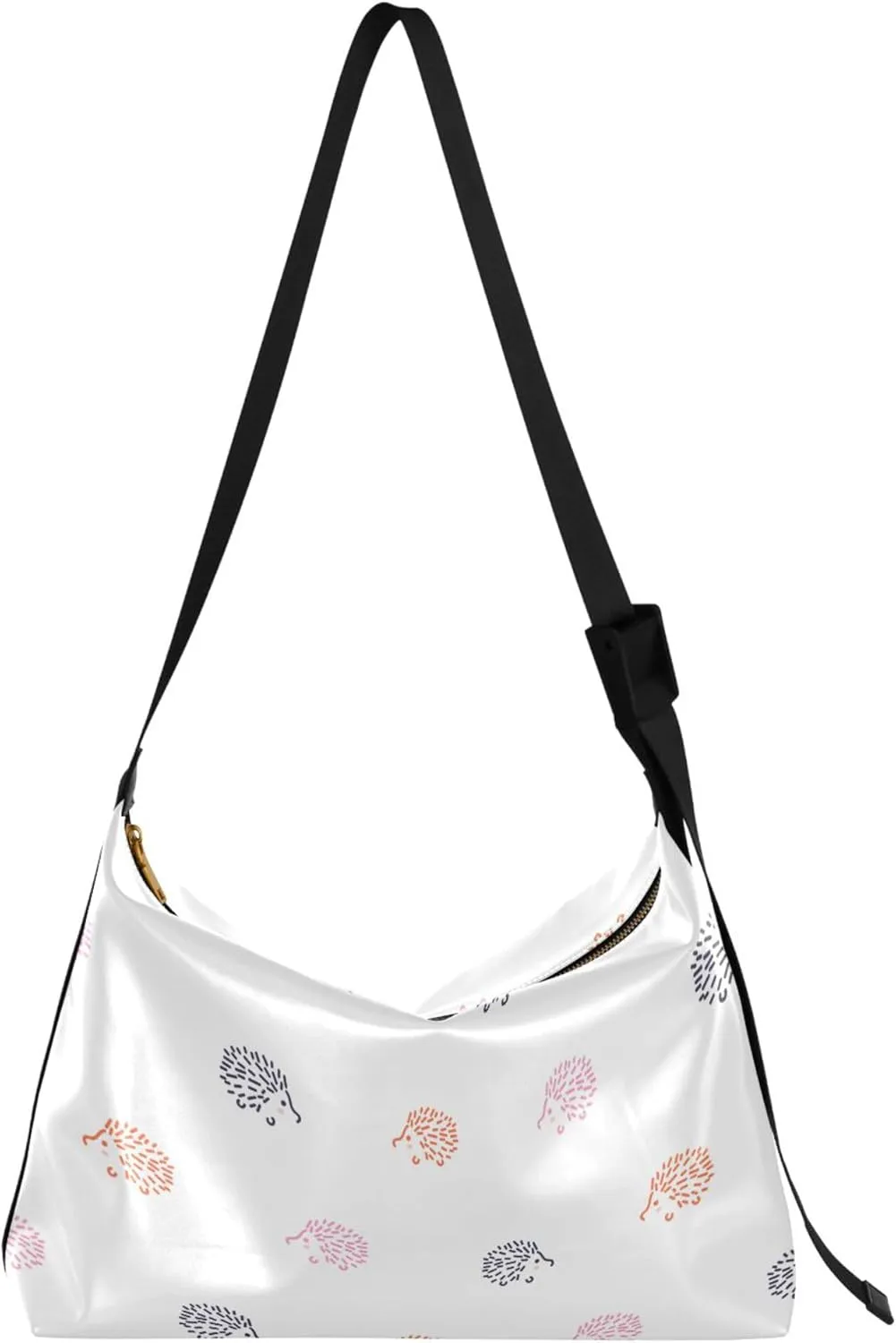 Pink Flamingos Funny Leather Hobo Purses for Women Large Crossbody Purses Animal Print Women Shoulder Handbags
