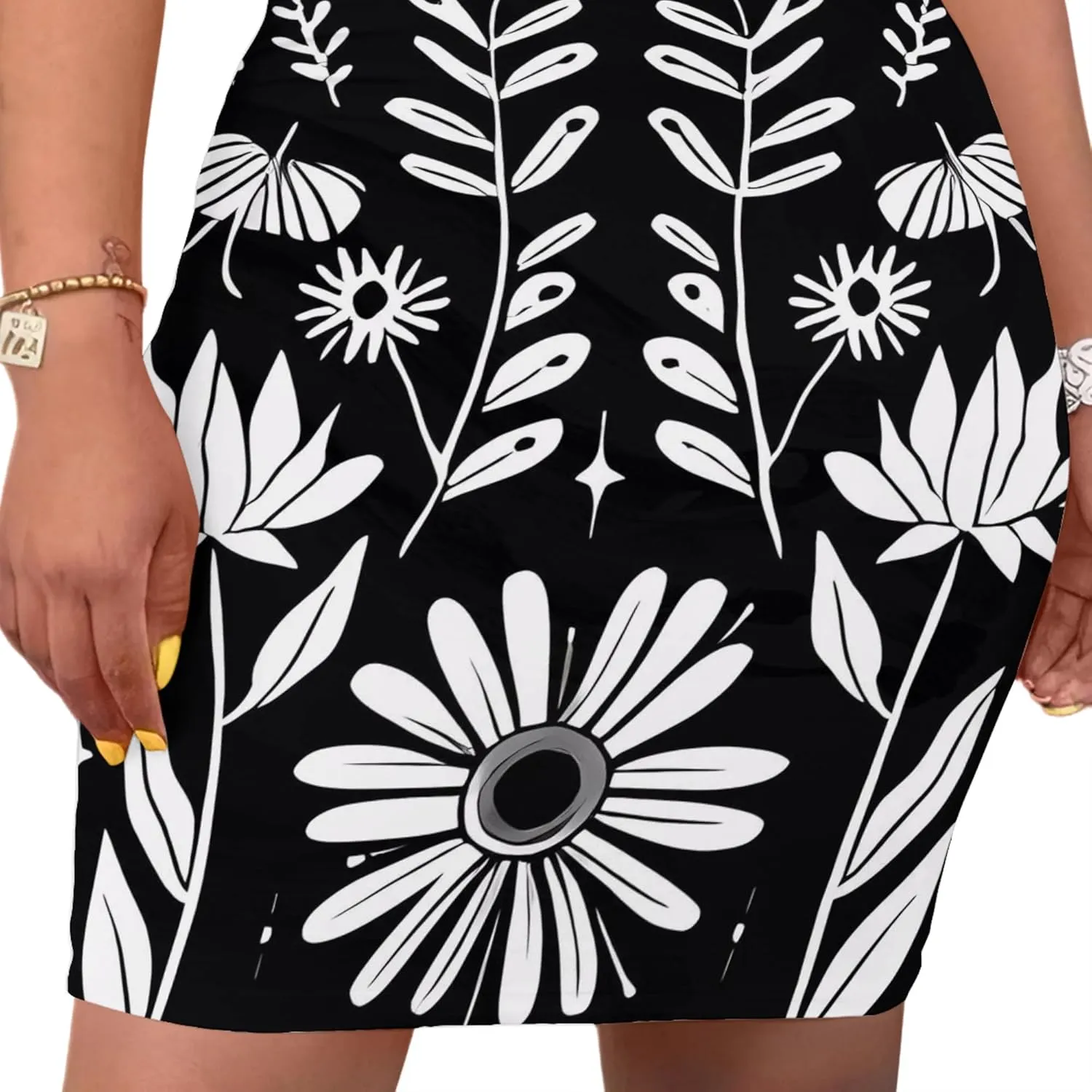 Plus Size Dresses for Curvy Women Sexy Open Shoulder Round Neck Sundress with Sleeves Casual Loose T-Shirt Swing Dress