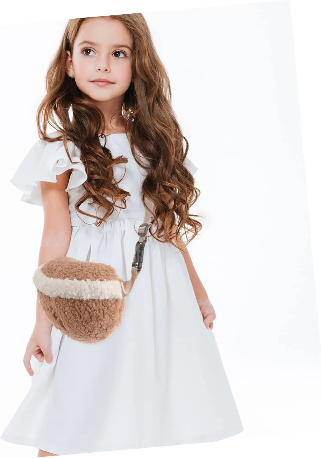 Plush Fanny Pack Cute Waist Bag Plush Waist Bag Fuzzy Fanny Pack Fuzzy Belt Bag Teenage Waist Bag Chest Belt Bag
