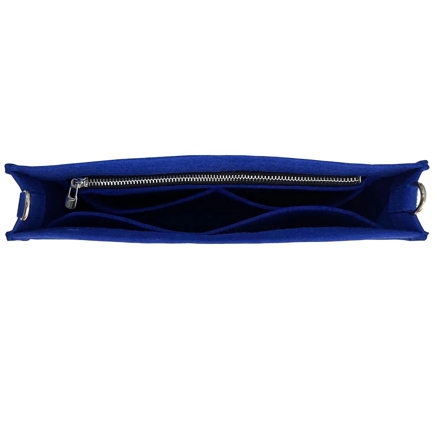Pochette Voyage MM Conversion Kit with Chain Pouch Pochette Voyage MM Insert with Grommets O Rings Premium Felt Chain (Geyser Blue, No Chain Needed)