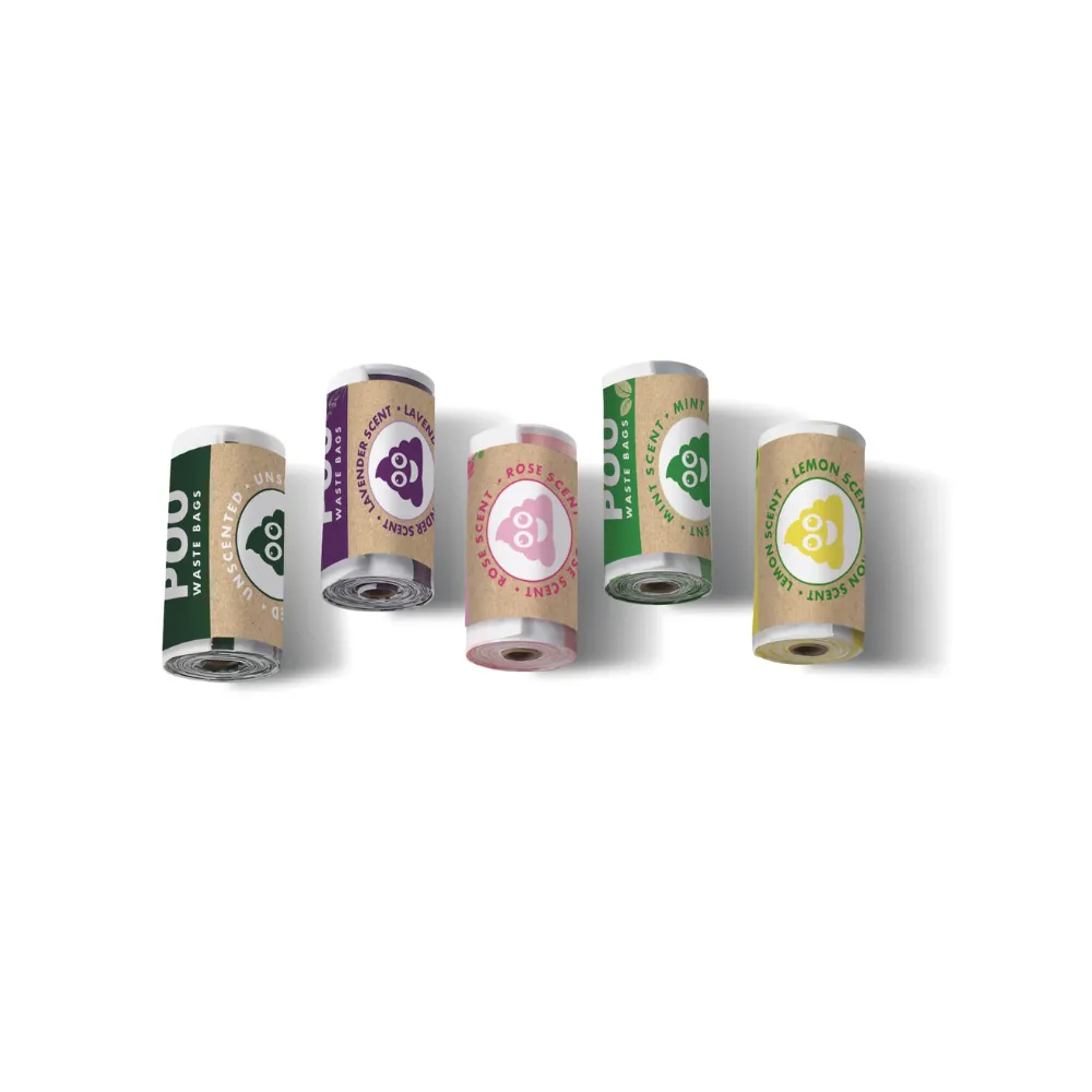 POO Dog Waste 450 Bags Set Mint Scented