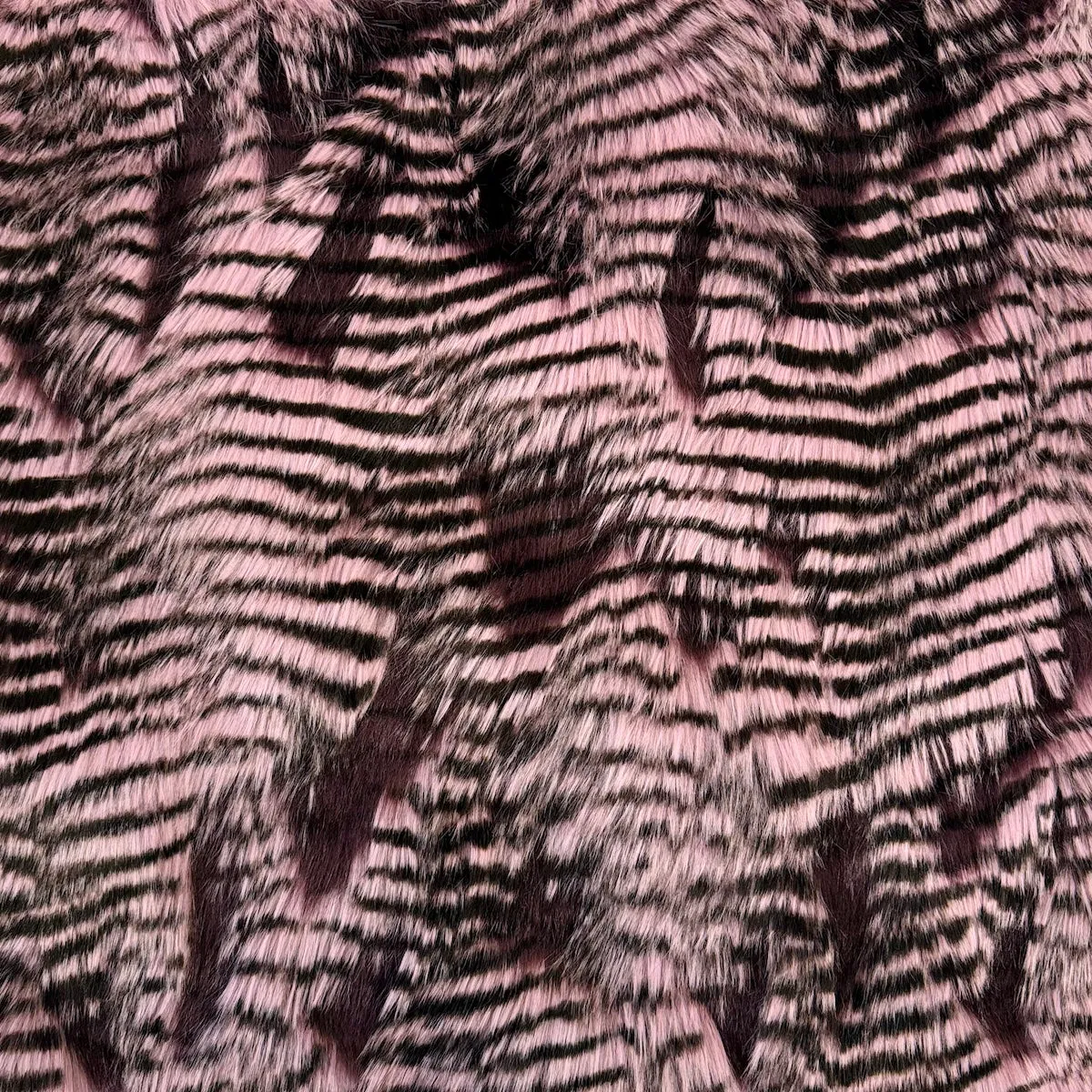 Porcupine Feather Faux Fur Fabric